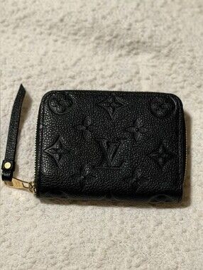 Louis Vuitton Black Zippy Coin Purse